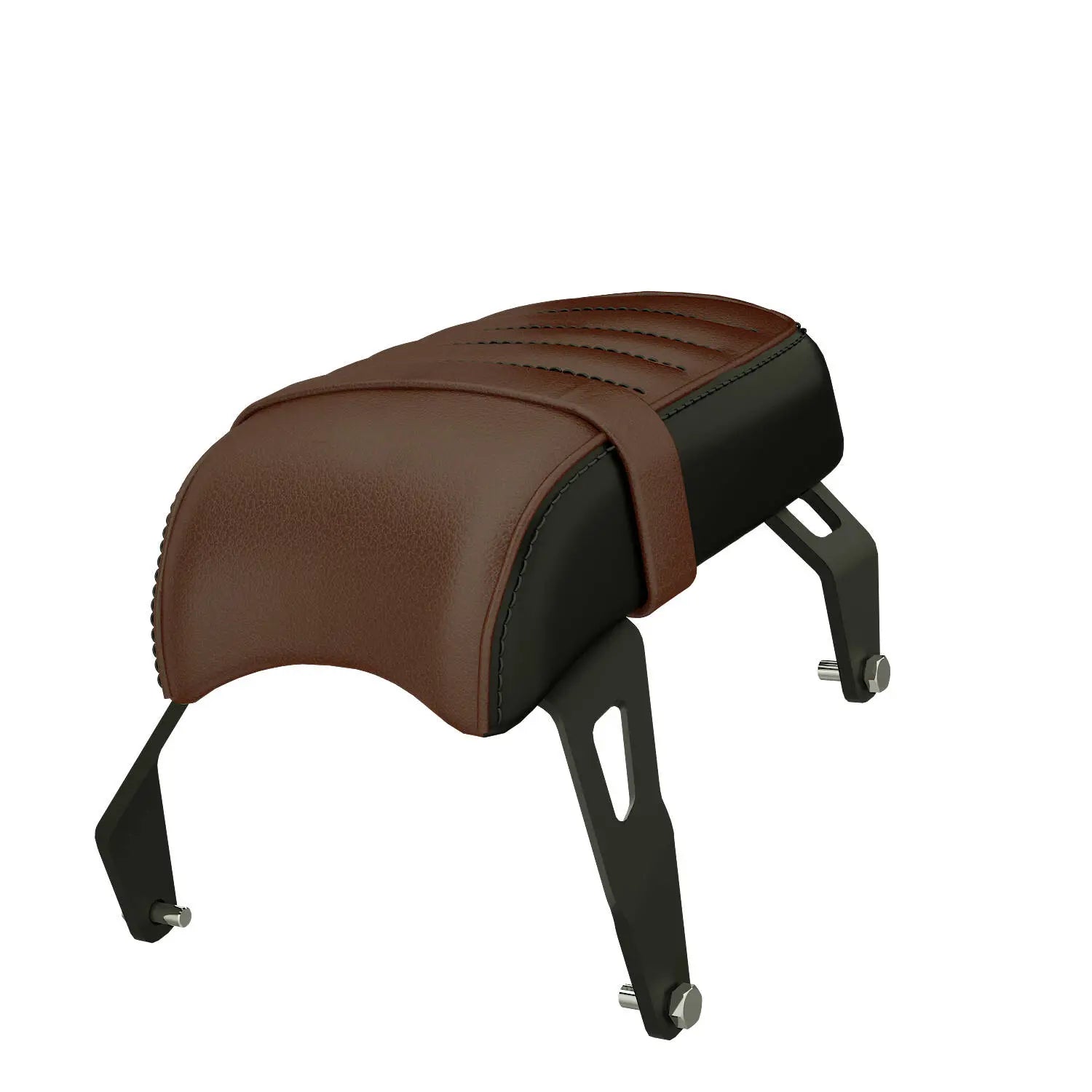 Genuine Leather Passenger Seat, Brown