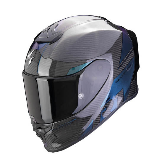 Scorpion EXO-R1 EVO CARBON AIR RALLY - Black/Chameleon