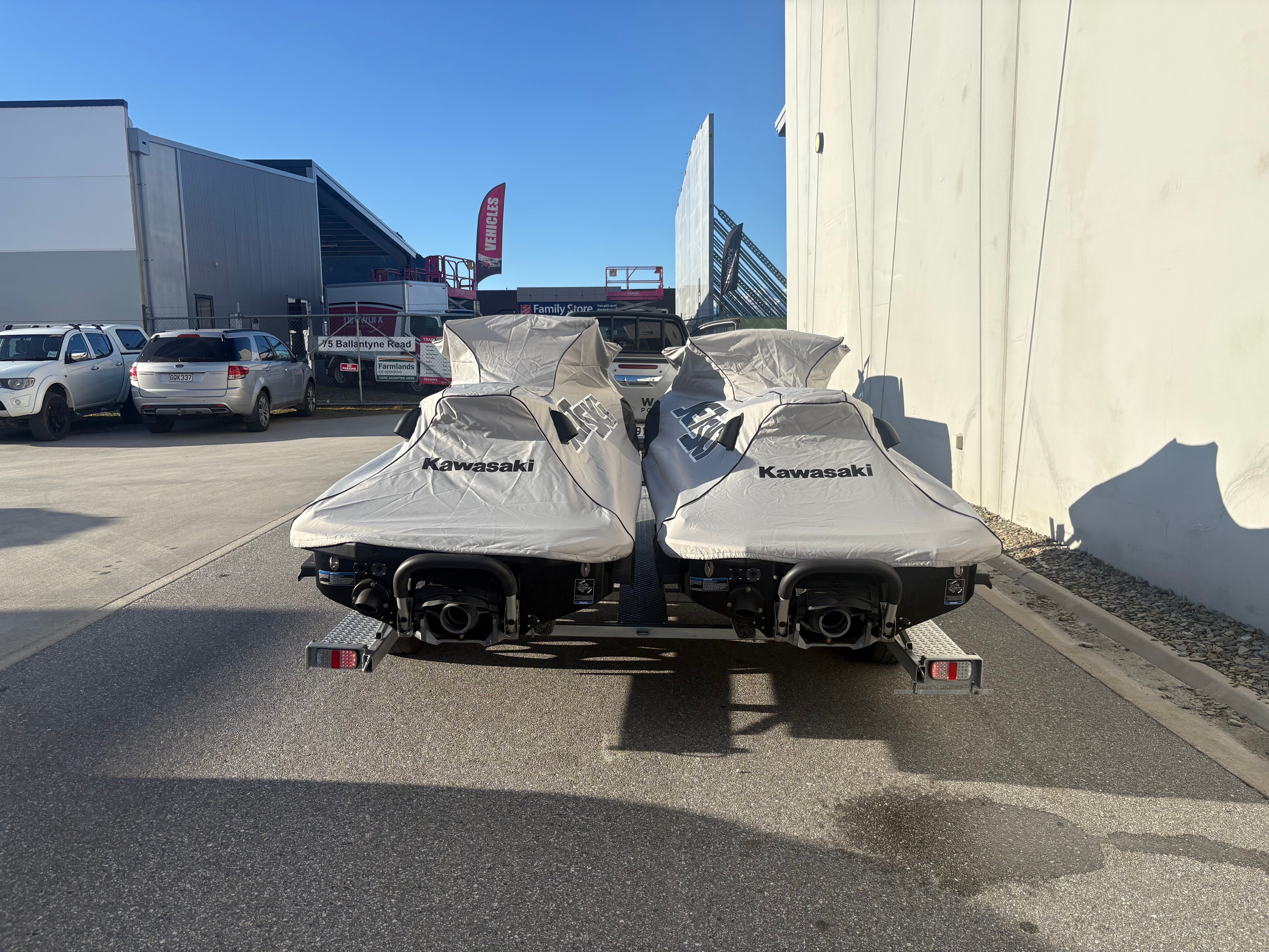 Ultra 310X x 2 on Trailer