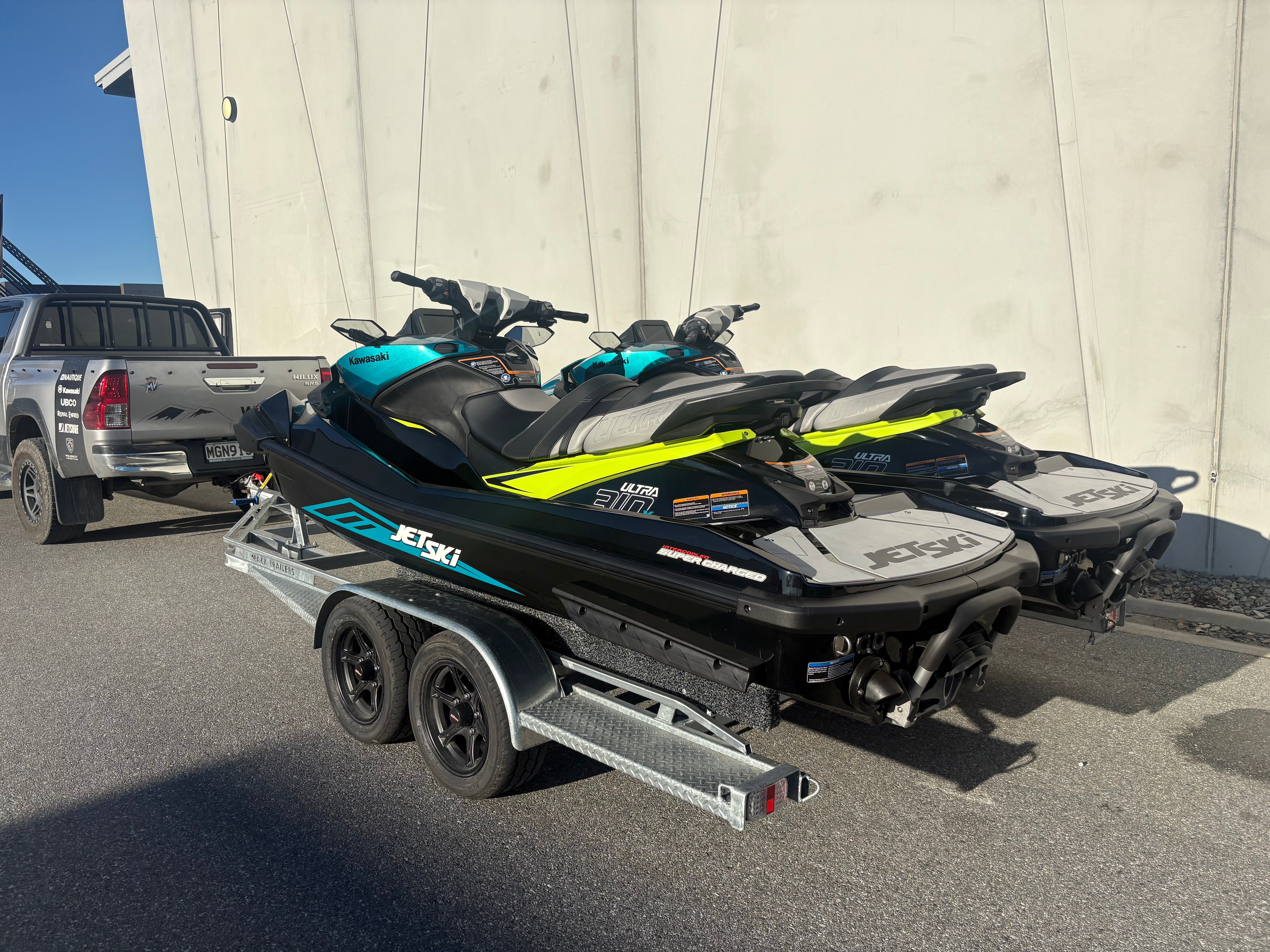 Ultra 310X x 2 on Trailer