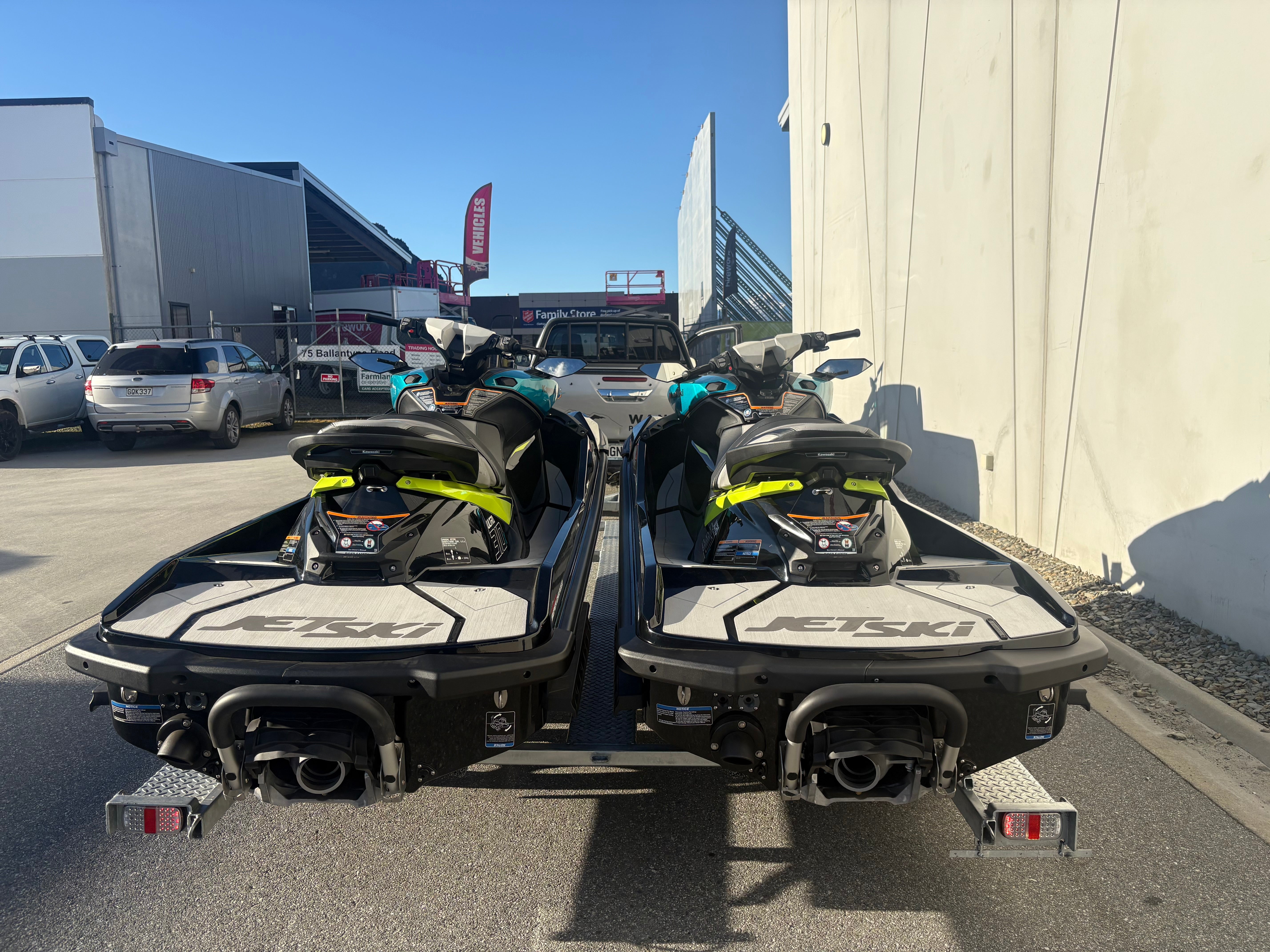 Ultra 310X x 2 on Trailer